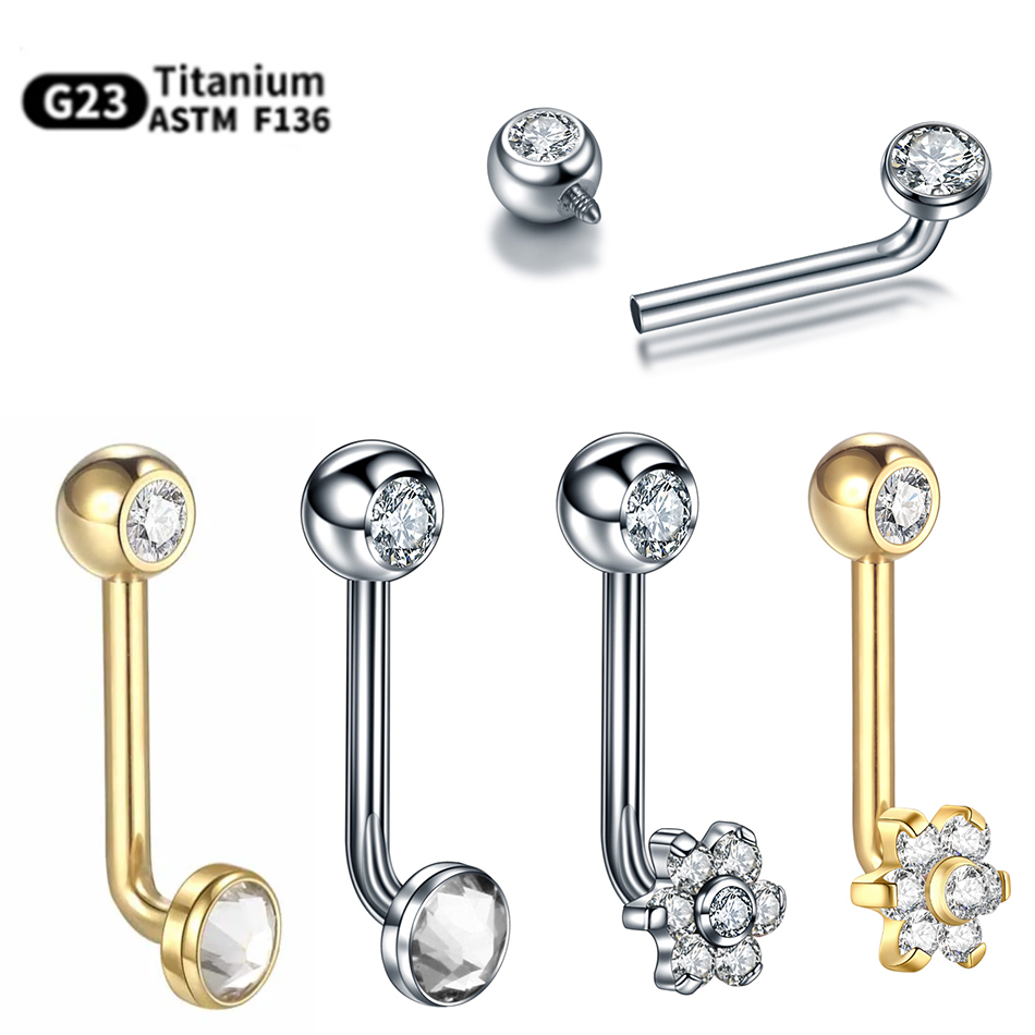 Body Jewelry Vch - 1 buah cincin pusar perut bibir