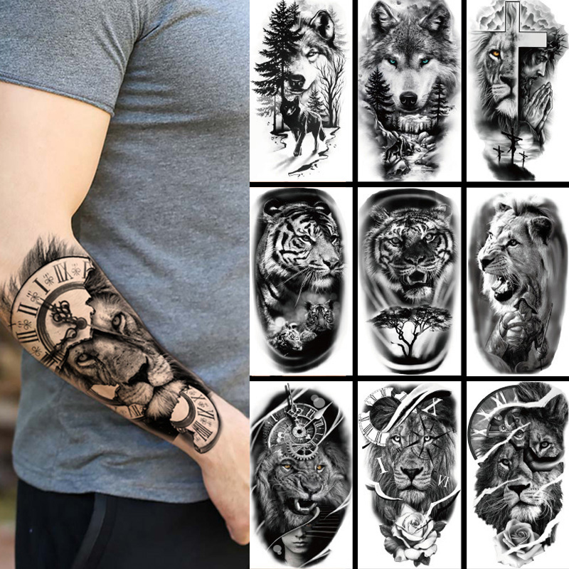 Body Jewelry Stickers - Stiker Tato Sementara Tahan Air Hutan