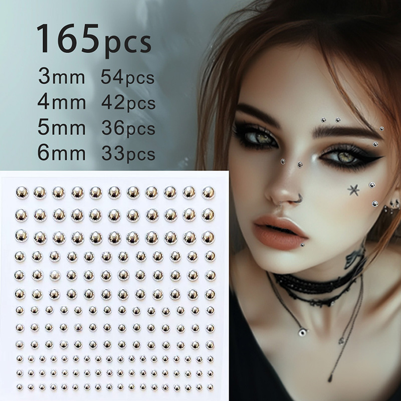 Body Jewelry Stickers - Stiker Tato Rias Pesta Mata Wajah