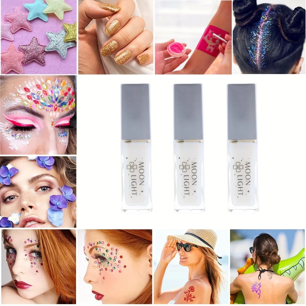 Body Jewelry Glue - Lem Glitter Ramah Kulit 10ml Perekat