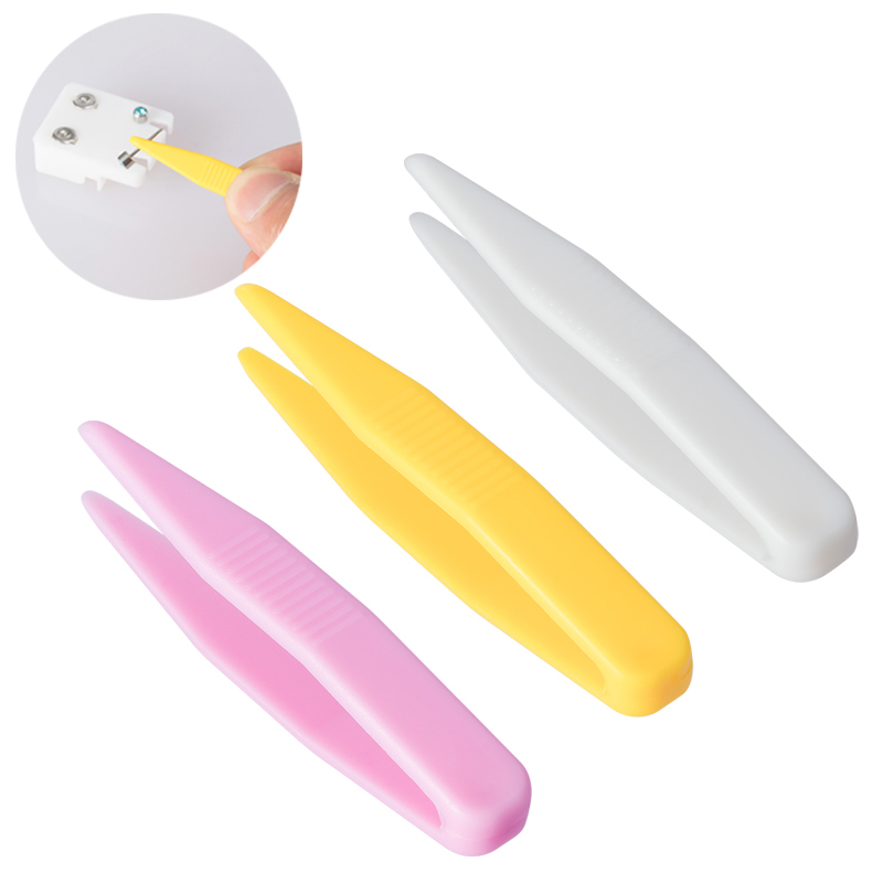 Body Jewelry Implants - 10 Buah Manik Plastik Penjepit untuk