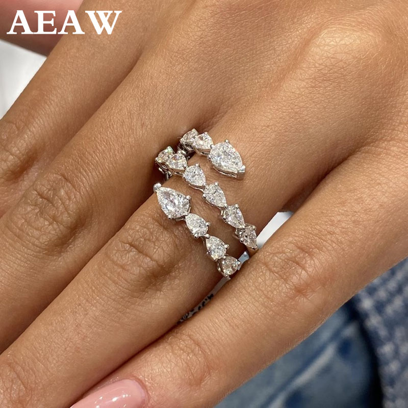 Body Jewelry Vch - Cincin Berlian Buatan Laboratorium Potongan Pir