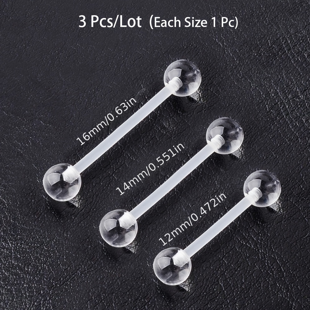Body Jewelry Store - 3 Buah/Set (Setiap Ukuran 1 Buah)