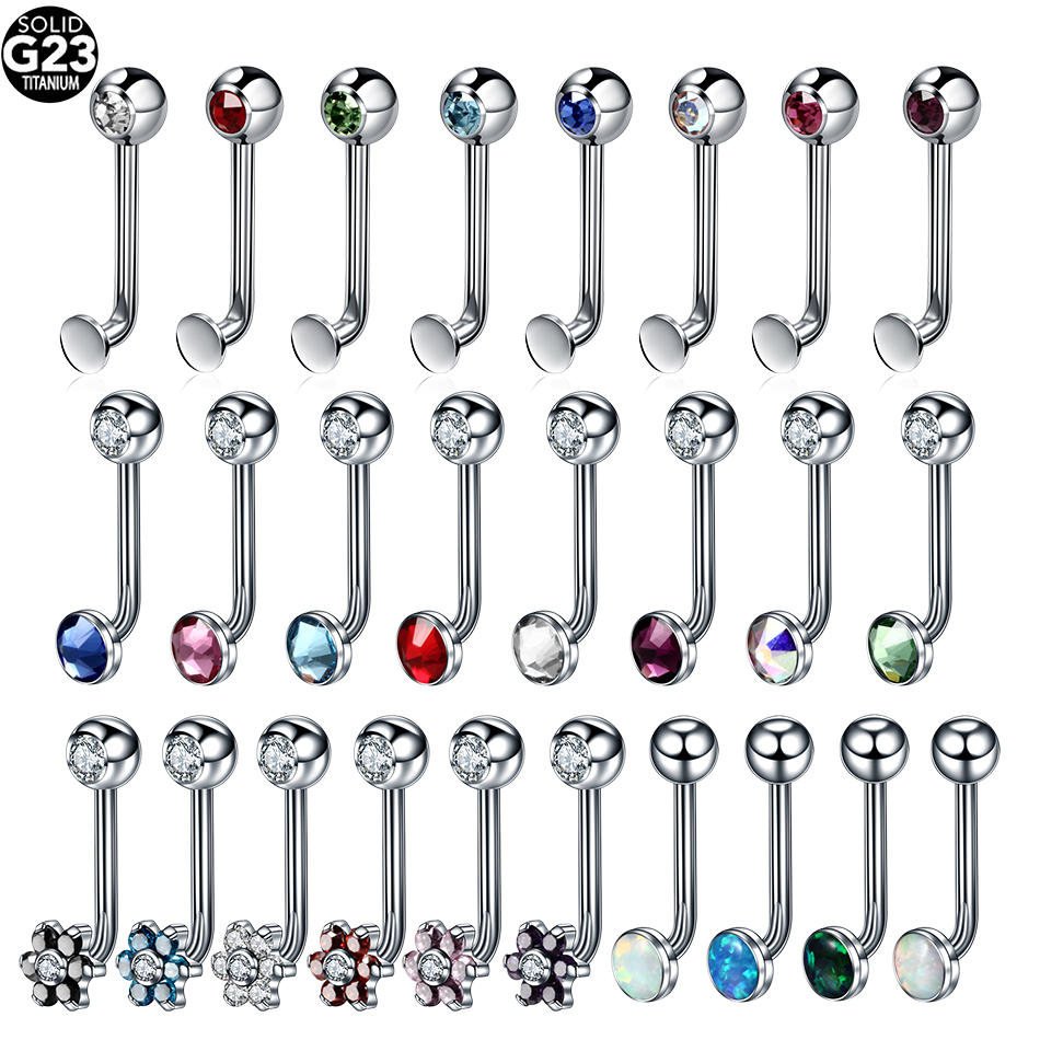Body Jewelry Vch - 1 buah Titanium Christina kap vertikal