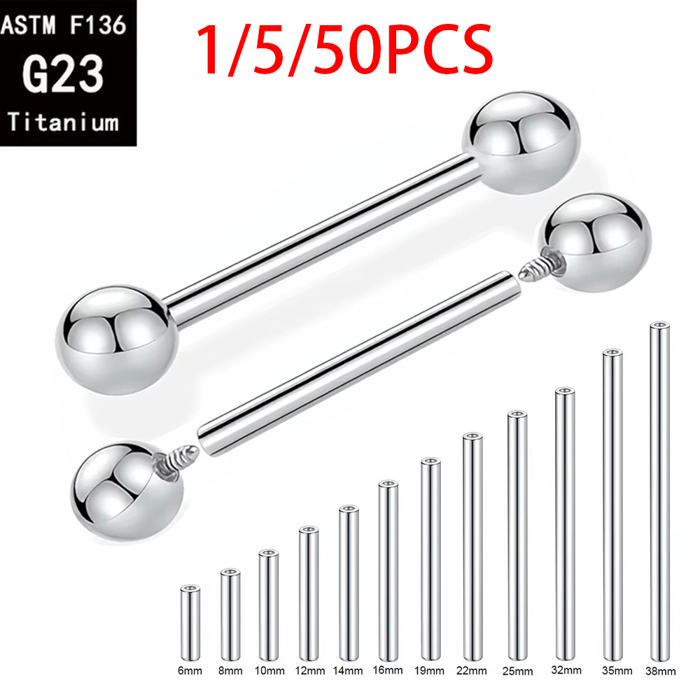 Body Jewelry Implants - 1/5/50PCS ASTM F136 Titanium Grade Implant