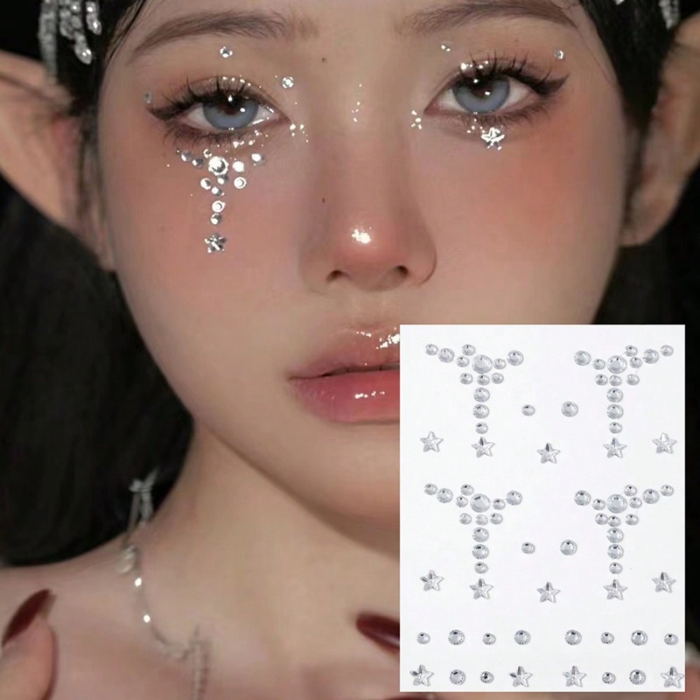 Body Jewelry Stickers - Stiker Permata Wajah & Tubuh Stiker