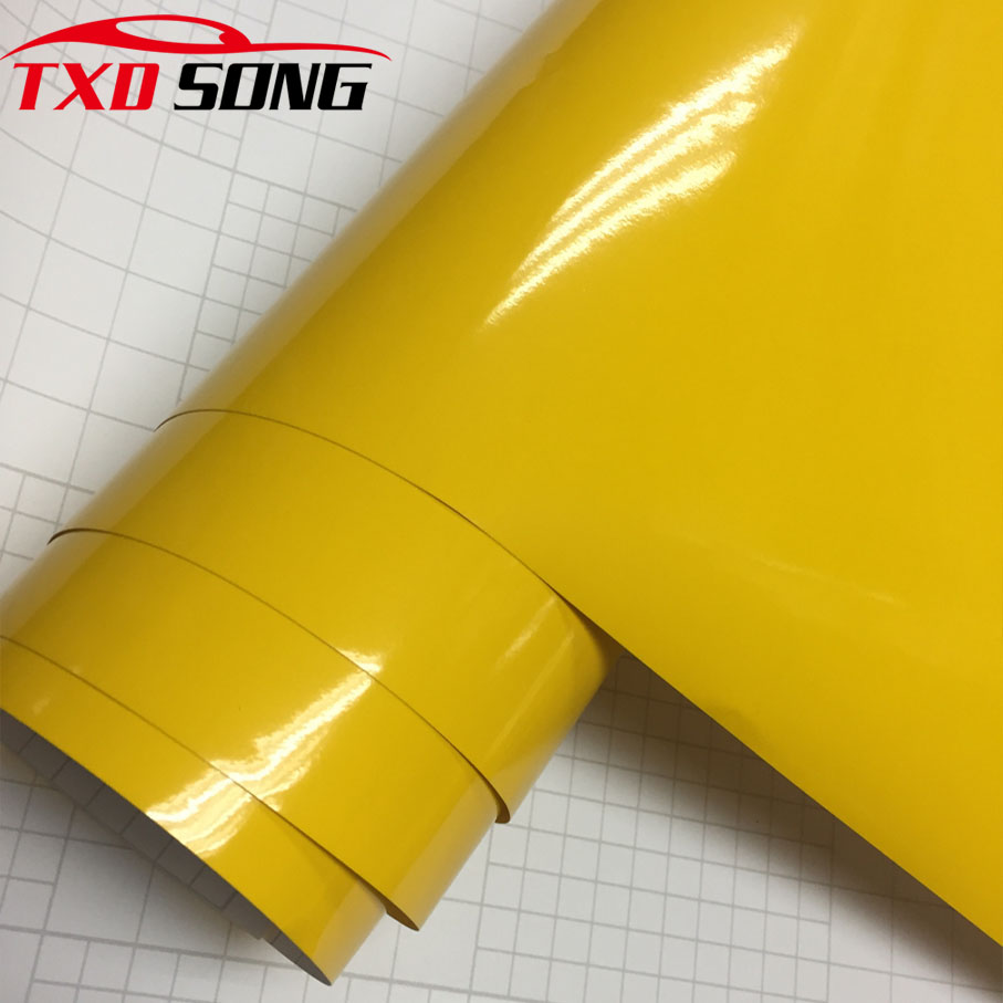 Body Jewelry Glue - 7 Ukuran Film Vinyl Kuning Mengkilap