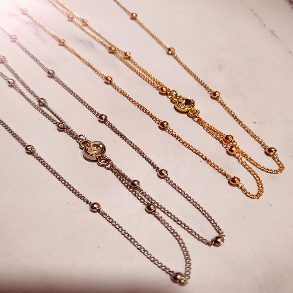 Rantai perut-perhiasan tubuh C - Body Jewelry Gold Plated ulasan dan harga