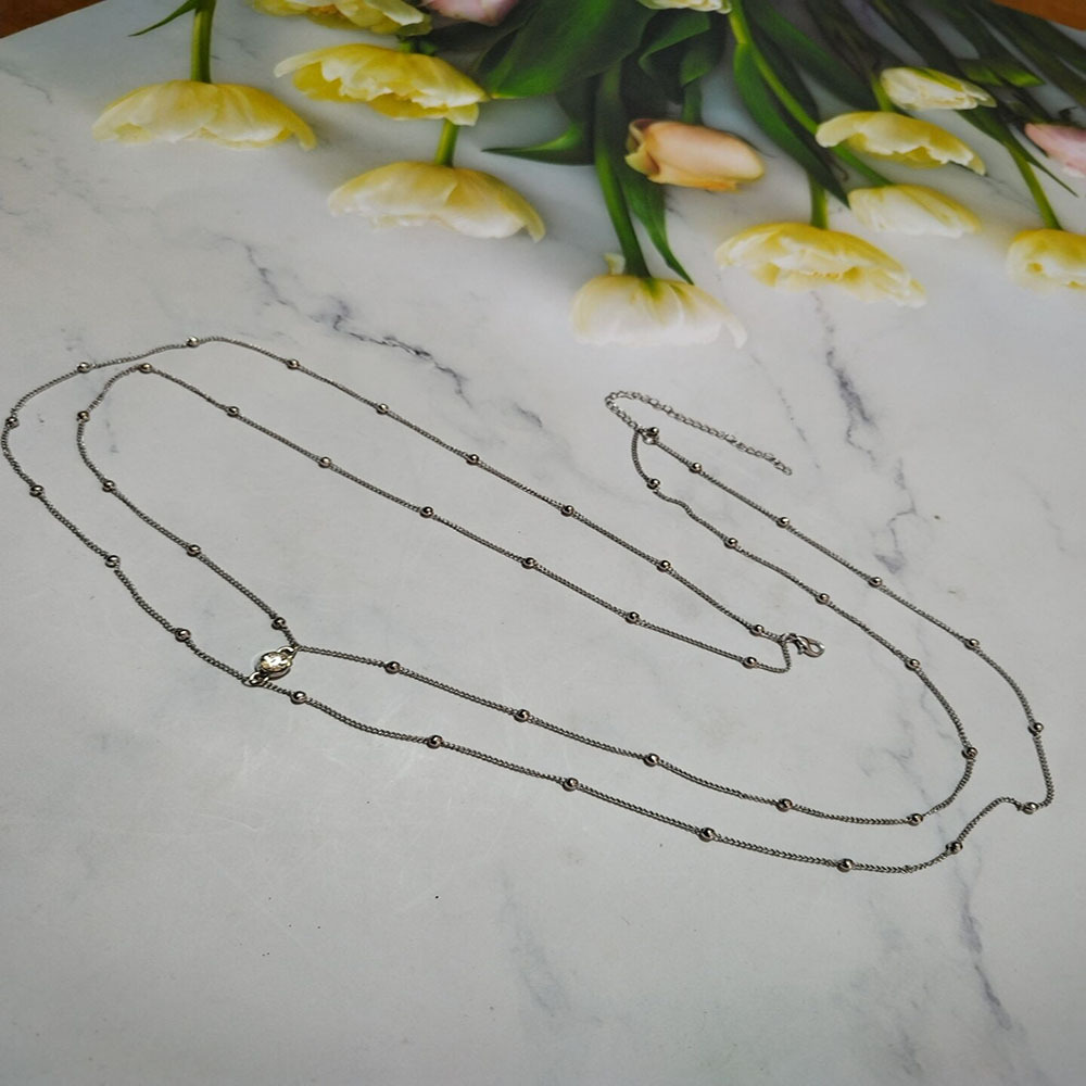 Rantai perut-perhiasan tubuh C - Body Jewelry Gold Plated ulasan dan harga