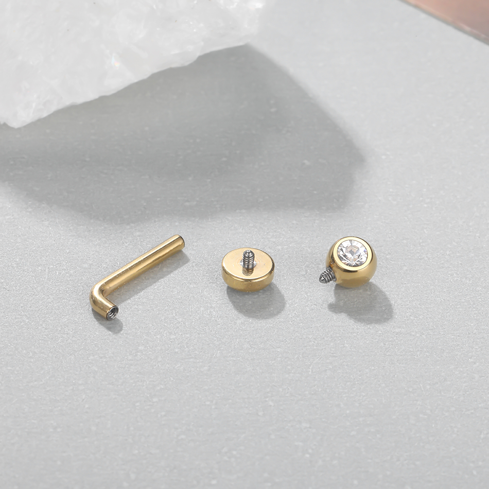 1 buah tindik kulit Titanium k - Body Jewelry Vch ulasan dan harga