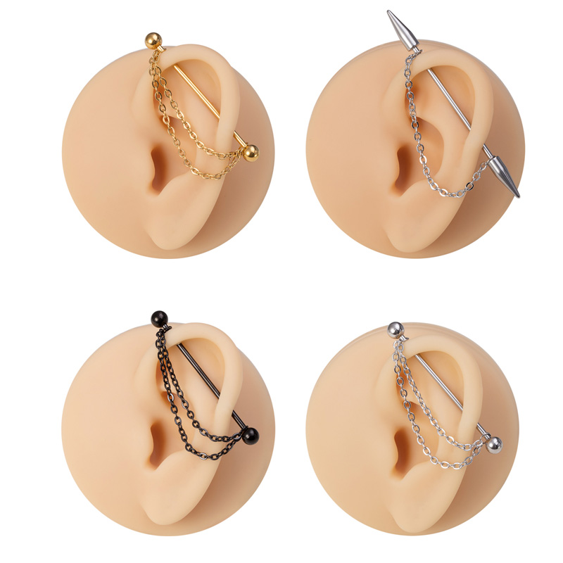 1 Buah Industrial Piercing Bar - Body Jewelry Implants ulasan dan harga