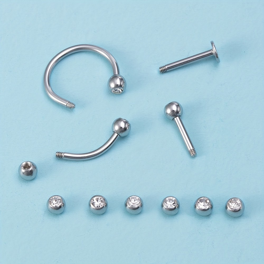 10 Buah Bola Tindik 3Mm 5Mm Bo - Body Jewelry Store ulasan dan harga