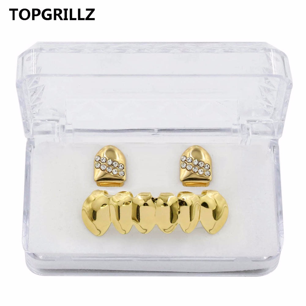 TOPGRILLZ Hip Hop Gangsta Warn - Body Jewelry Gold Plated ulasan dan harga