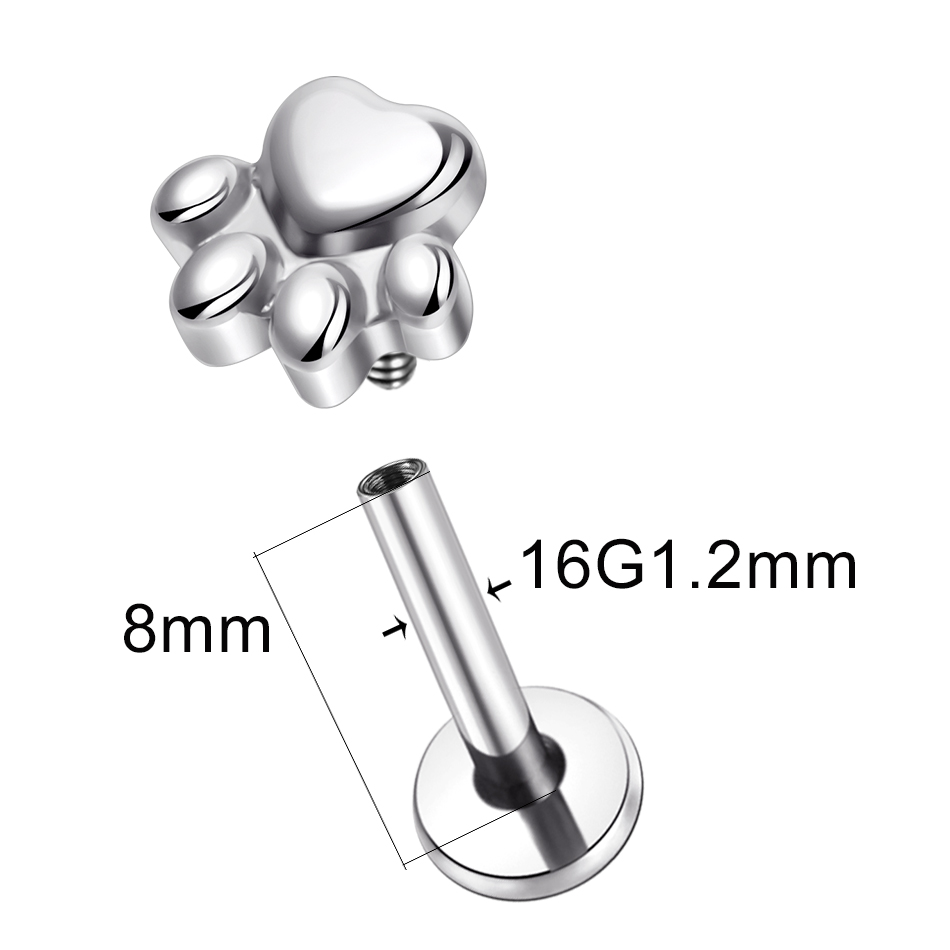 1 buah kelas implan Titanium a - Body Jewelry Implants ulasan dan harga