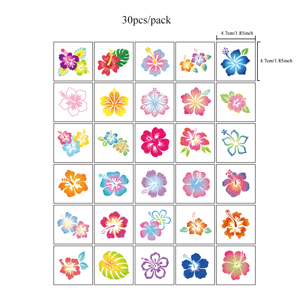30 Buah Stiker Tato Sementara  - Body Jewelry Glue ulasan dan harga