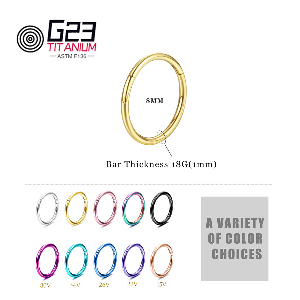 Anting Hidung Titanium G23 Gro - Body Jewelry Implants ulasan dan harga
