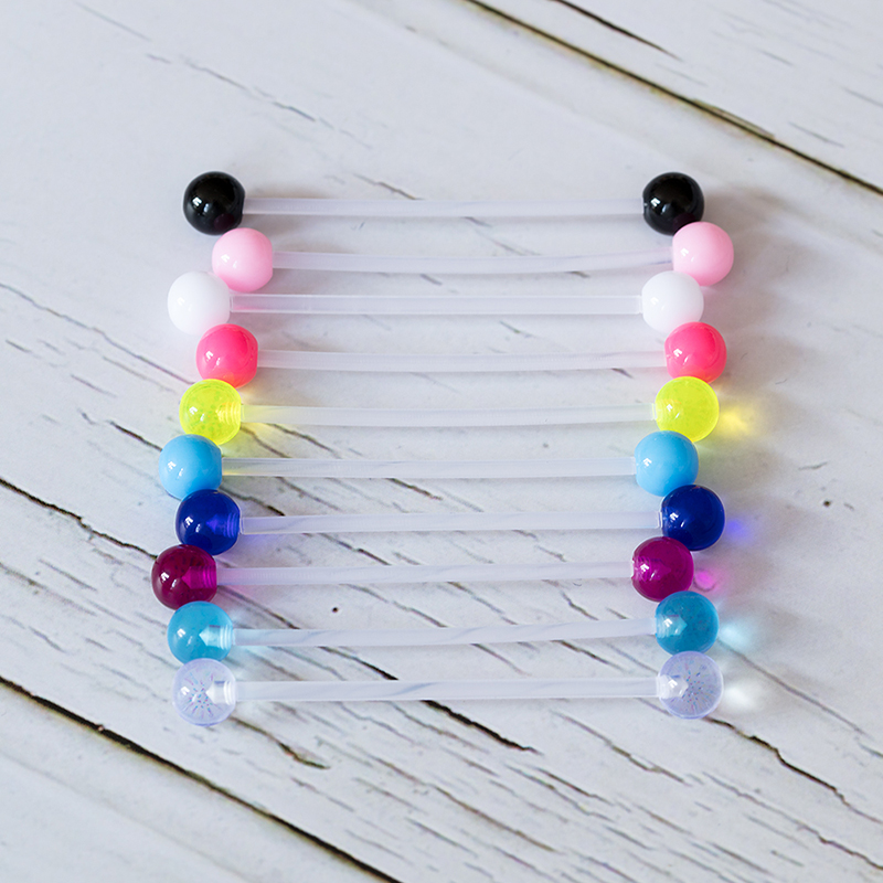 10-50Pcs Acrylic Tulang Rawan  - Body Jewelry Implants ulasan dan harga