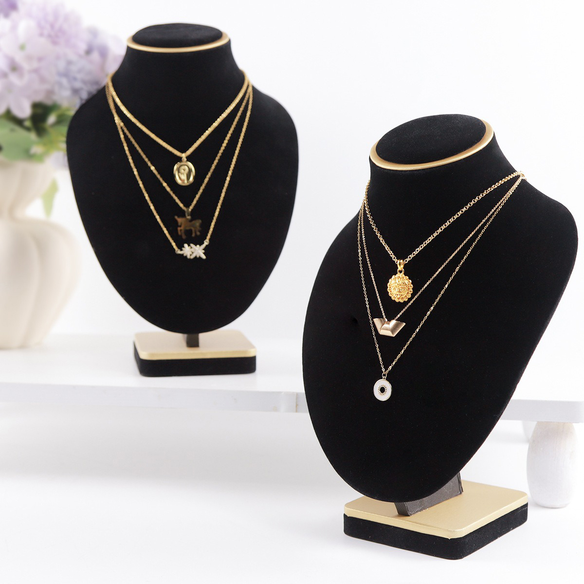 Manekin Perhiasan Beludru Hita - Body Jewelry Store ulasan dan harga