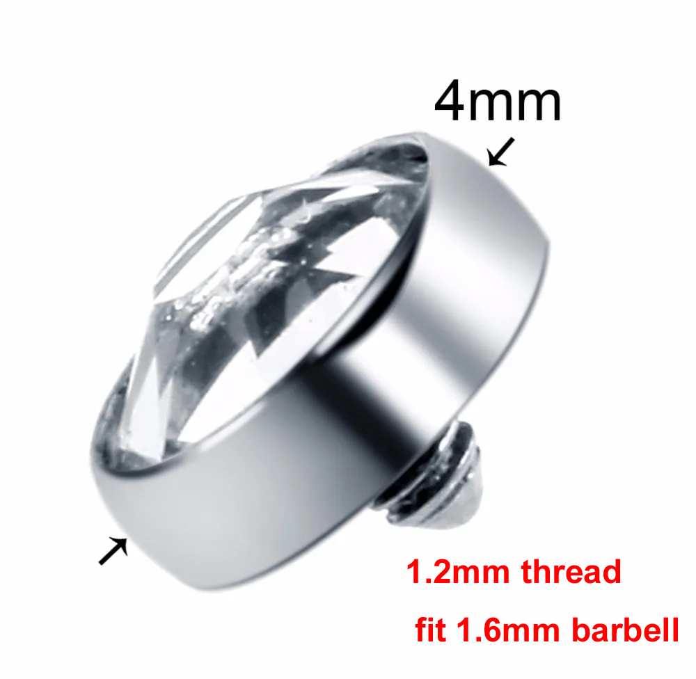 1 buah G23 dasar jangkar Derma - Body Jewelry Implants ulasan dan harga