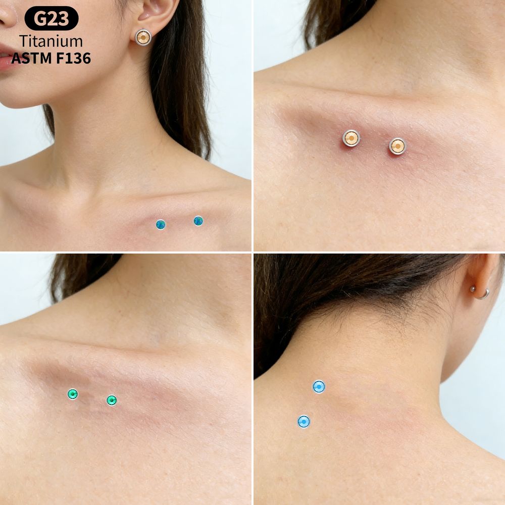 ASTM F136 Titanium Dermal Anch - Body Jewelry Implants ulasan dan harga