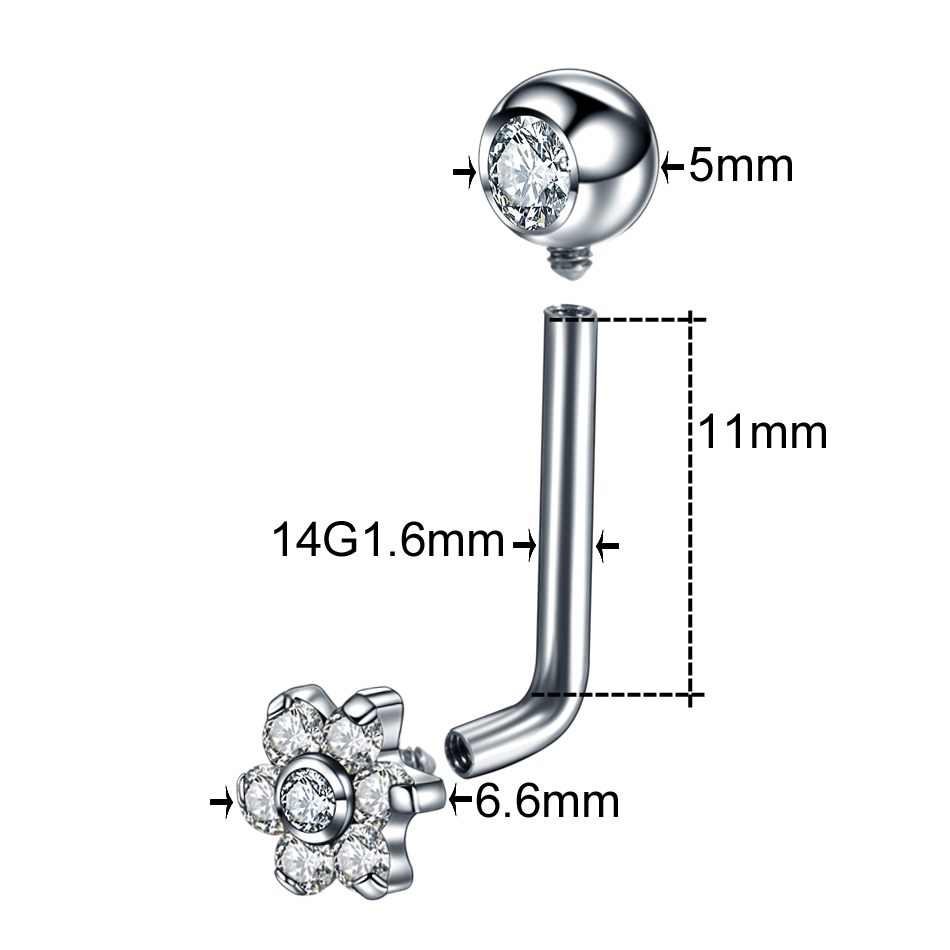 10 buah/lot cincin Titanium Zi - Body Jewelry Vch ulasan dan harga