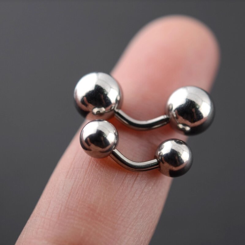 1 Buah Big Ball 316L Barbell B - Body Jewelry Vch ulasan dan harga