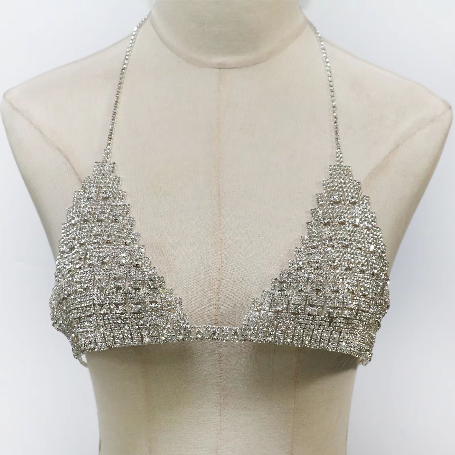 1Pcs Kalung Gantung Leher Gaya - Body Jewelry Chest ulasan dan harga