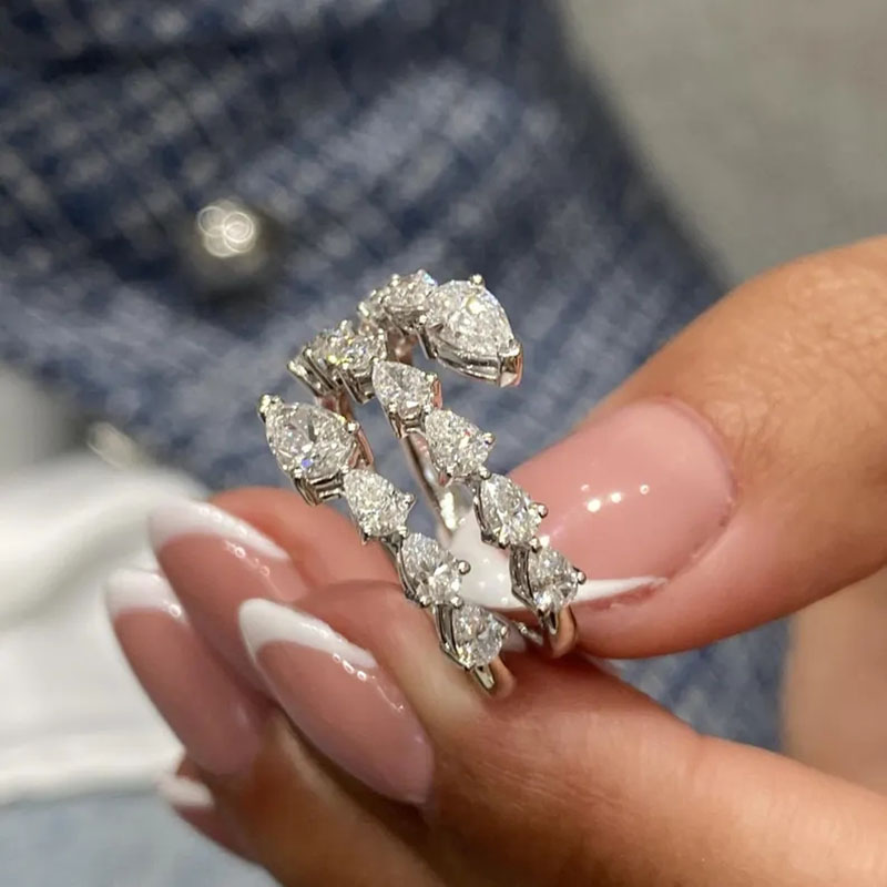 Cincin Berlian Buatan Laborato - Body Jewelry Vch ulasan dan harga
