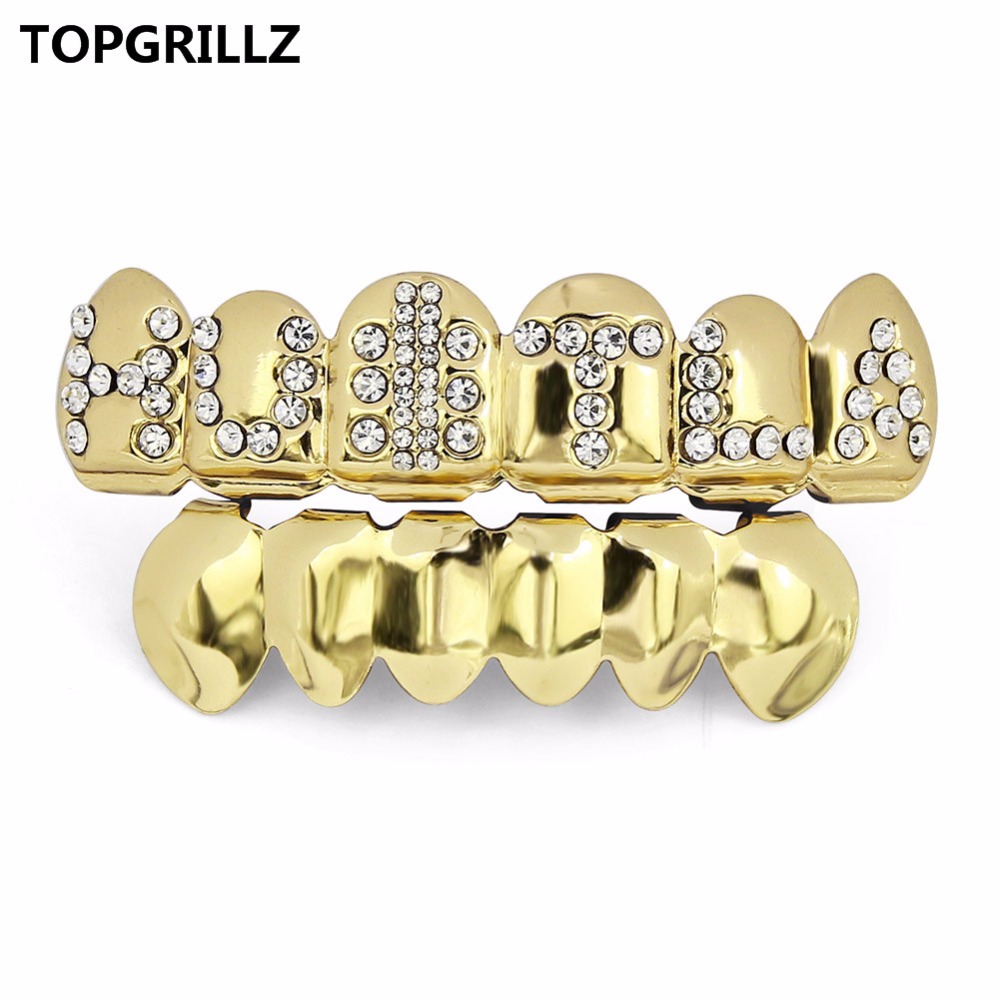 TOPGRILLZ Warna Emas Berlapis  - Body Jewelry Gold Plated ulasan dan harga