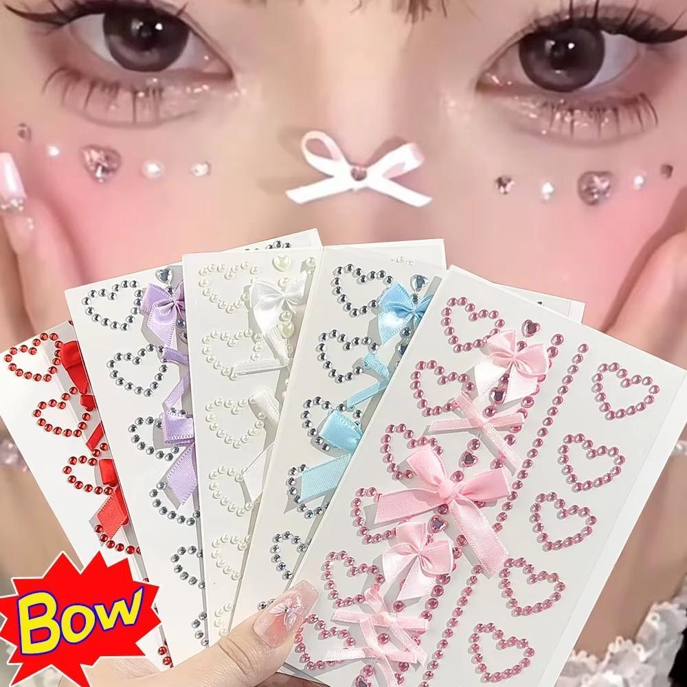 1 Lembar Stiker Tato Berlian K - Body Jewelry Stickers ulasan dan harga
