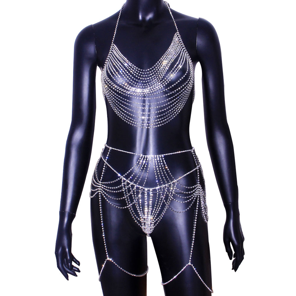 Rantai tubuh seksi rantai ping - Body Jewelry Chest ulasan dan harga