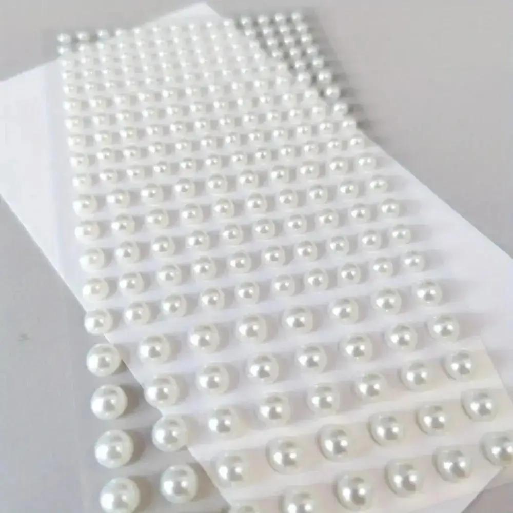 Stiker plastik Mutiara ABS put - Body Jewelry Stickers ulasan dan harga