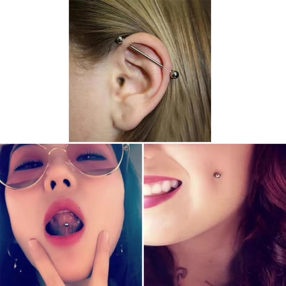 2pcs/lot ASTM F136 Titanium Im - Body Jewelry Implants ulasan dan harga