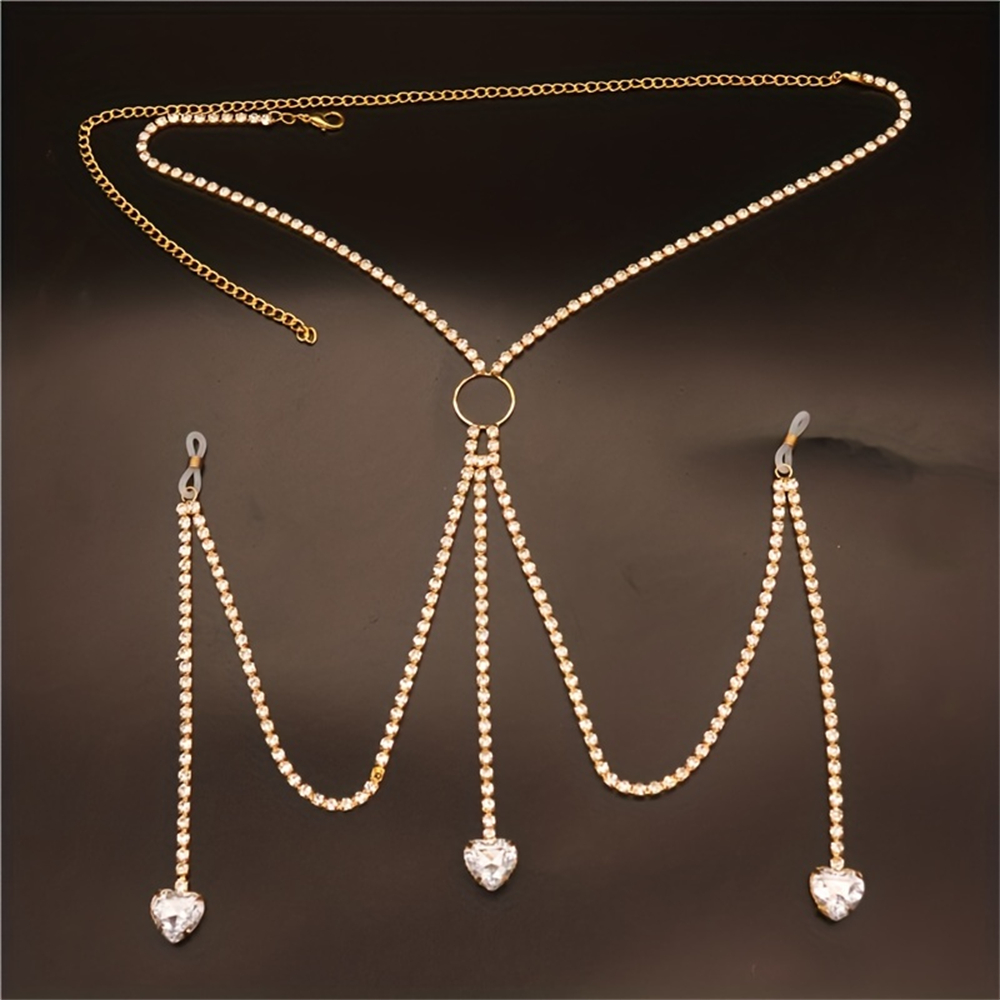 Bentuk hati tetesan air berlia - Body Jewelry Chest ulasan dan harga