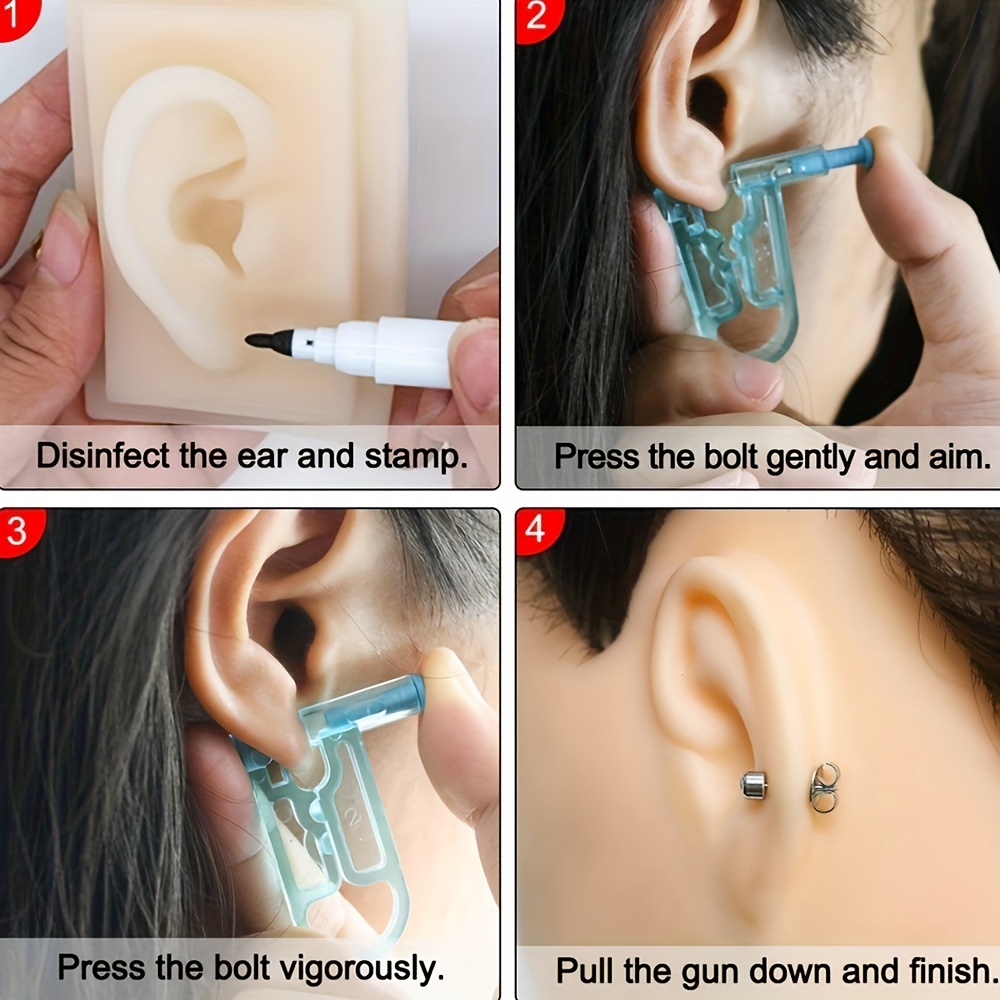 Set alat tindik CZ, 3 buah ant - Body Jewelry Store ulasan dan harga