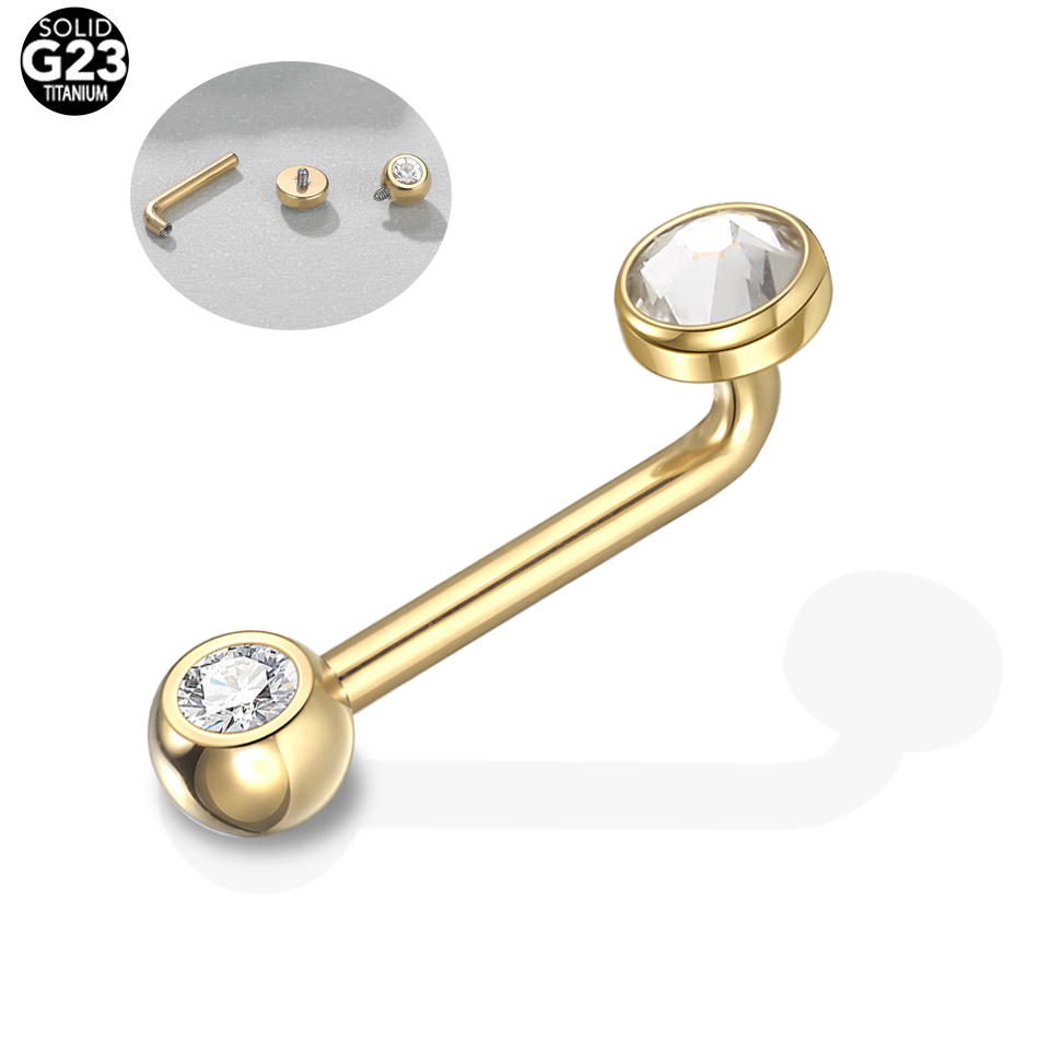 1 buah G23 Titanium Christina  - Body Jewelry Vch ulasan dan harga