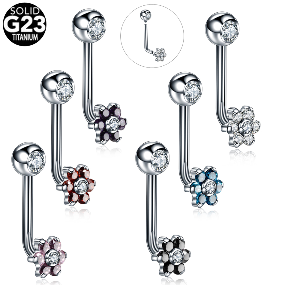 1 Buah Perhiasan Tindik Alis V - Body Jewelry Vch ulasan dan harga