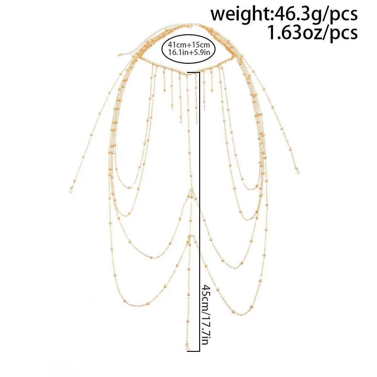 IngeSight.Z Bikini Musim Panas - Body Jewelry Chest ulasan dan harga
