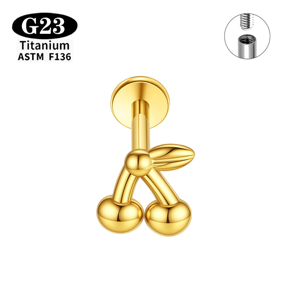 Anting-anting titanium ASTM F1 - Body Jewelry Implants ulasan dan harga