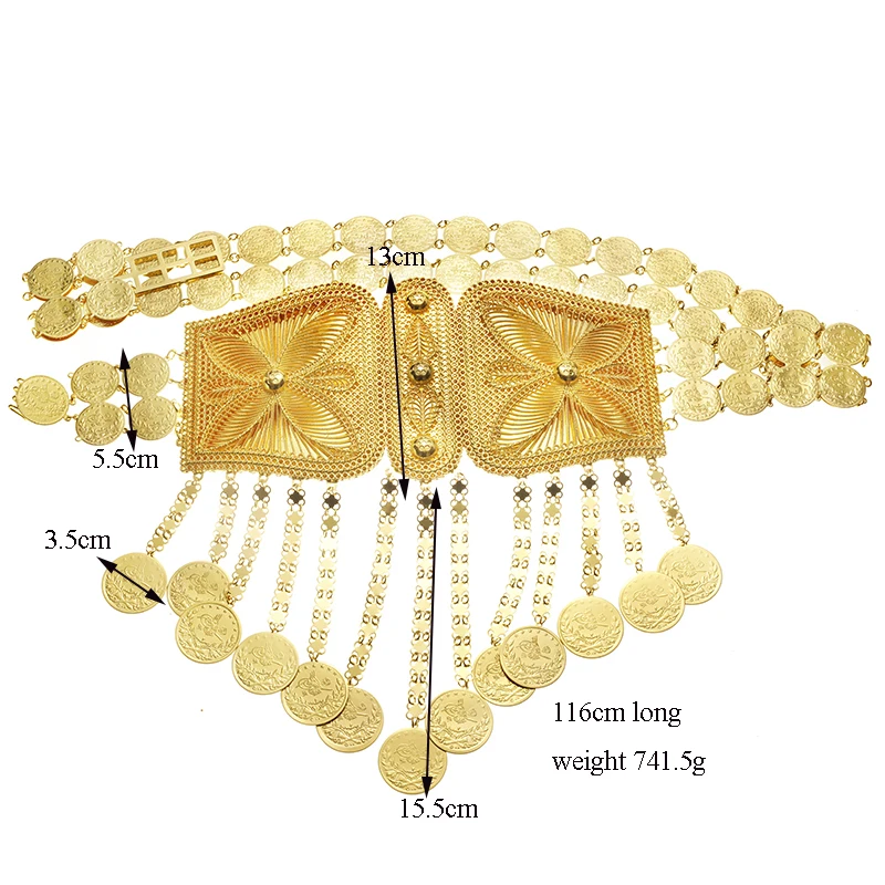 Perhiasan Pernikahan Mewah Kur - Body Jewelry Gold Plated ulasan dan harga