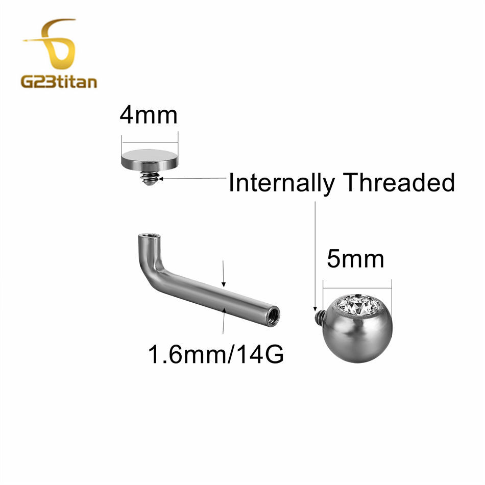1 buah tindik Vagina Titanium  - Body Jewelry Vch ulasan dan harga