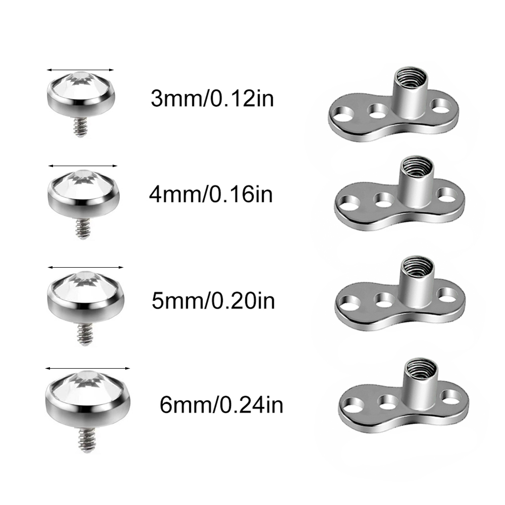 9 Buah-1 Buah Tindik Permukaan - Body Jewelry Implants ulasan dan harga