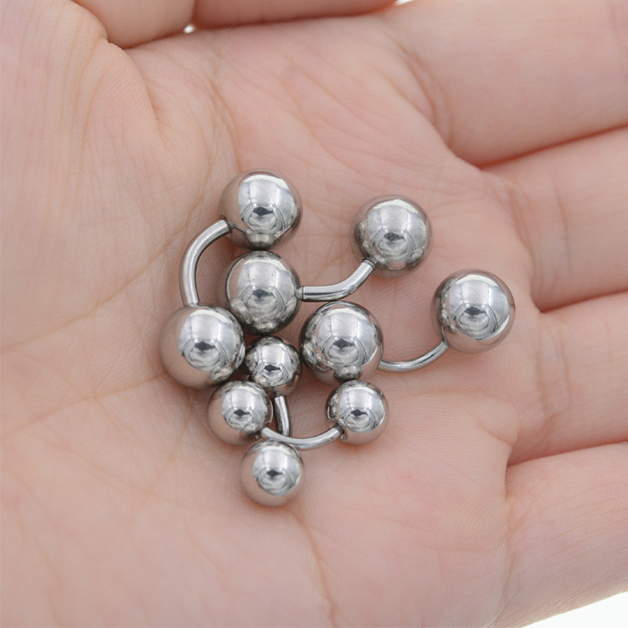 1 buah 316L baja bedah barbel  - Body Jewelry Vch ulasan dan harga